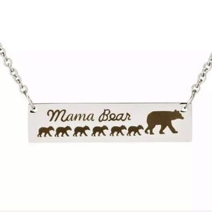 Mama Bear 6 Kids Necklace Mother’s Day Gift Present